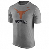 Texas Longhorns Nike 2015 Sideline Dri-FIT Legend Logo WEM T-Shirt - Ash,baseball caps,new era cap wholesale,wholesale hats